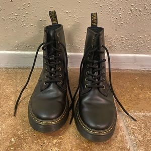 Black Dr. Martens Zavala boots